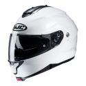 Casco Modulare Hjc C91n Solid Pearl White