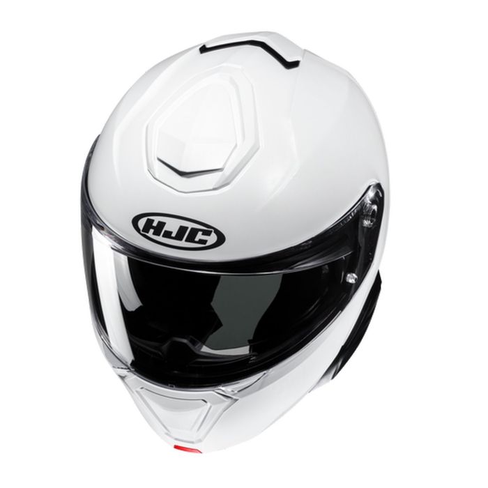 Casco Modulare Hjc I91 Solid Pearl White