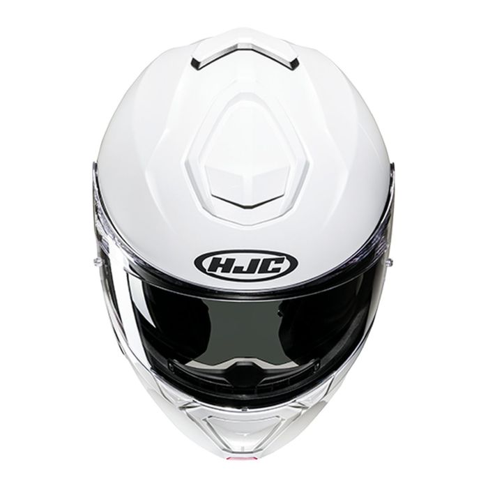 Casco Modulare Hjc I91 Solid Pearl White