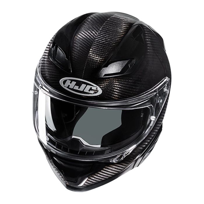 Casco Integrale Hjc F71 Carbon Solid Black