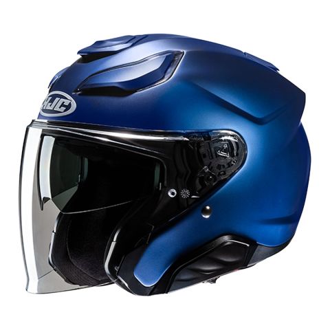 Casco Jet Hjc F31 Semi Flat Metal Blue