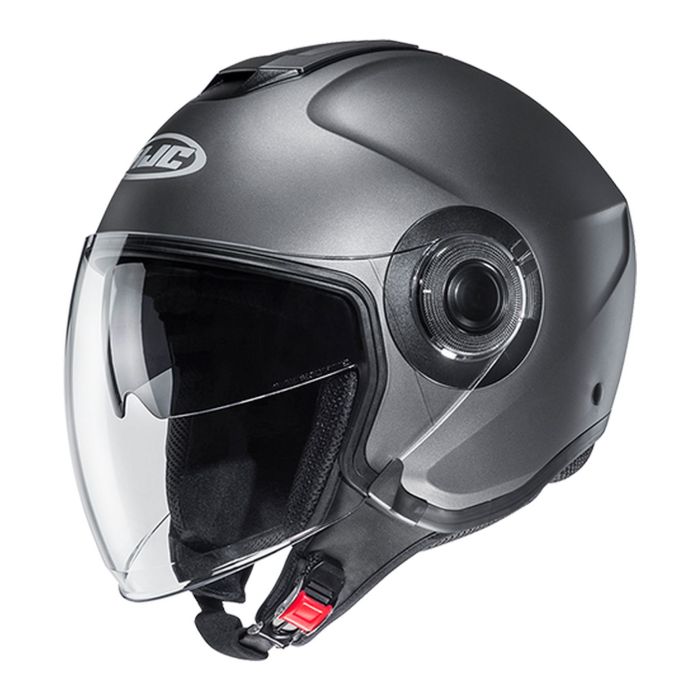 Casco Jet Hjc i40N Solid Semi Flat Titanium