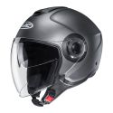 Casco Jet Hjc i40N Solid Semi Flat Titanium