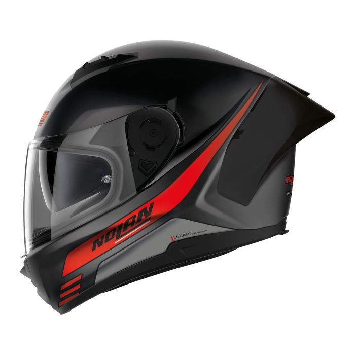 Casco Nolan N60-6 Sport Outset Flat Black Red