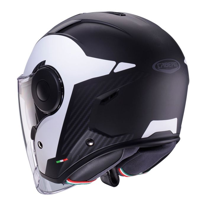 Casco Caberg Soho Milano Matt Black / White
