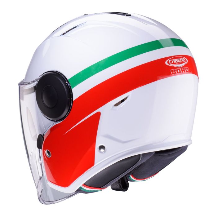 Casco Caberg Soho Zephyr White / Red / Green