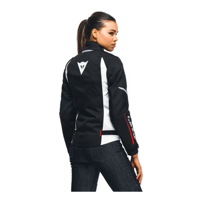 Giacca Donna Dainese Veloce Lady D-dry Black/white/lava-red