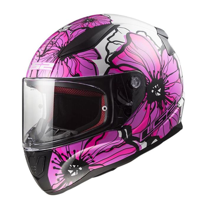Ls2 Casco FF353 Rapid Ii Poppies 06 Rosa