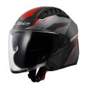 Casco Ls2 Of600 Copter Ii Diston 06 Grey / Red
