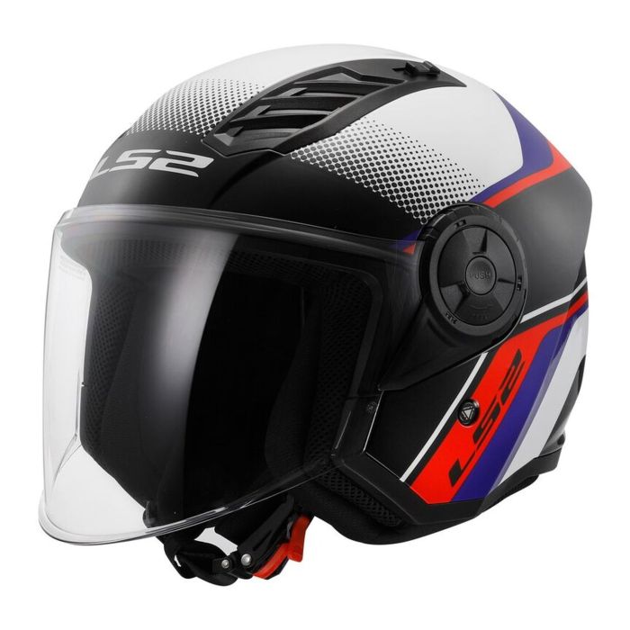 Casco Ls2 Of616 Airflow Ii Rush 06 White / Blue / Red