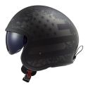 Casco Ls2 Of599 Spitfire Ii 06 Matt Black / Flag