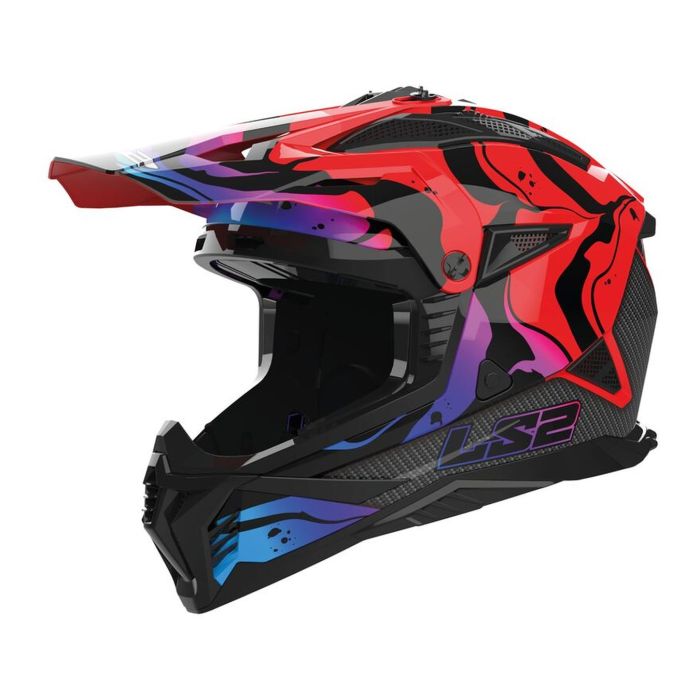 Casco Ls2 Mx708 Fast Ii Wash 06 Red