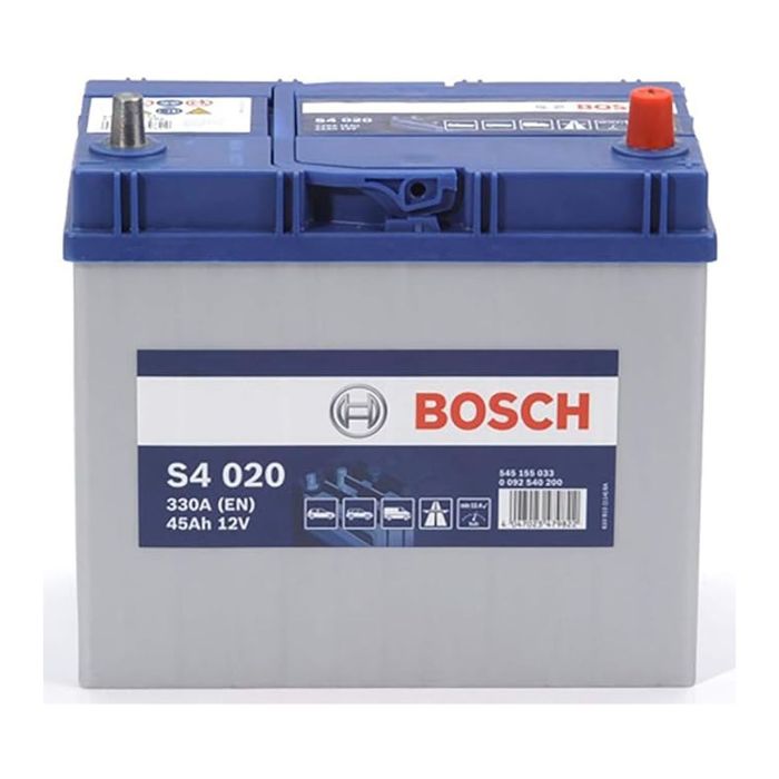 Batteria Bosch S4 020 12 V. 45 Ah. 330 A