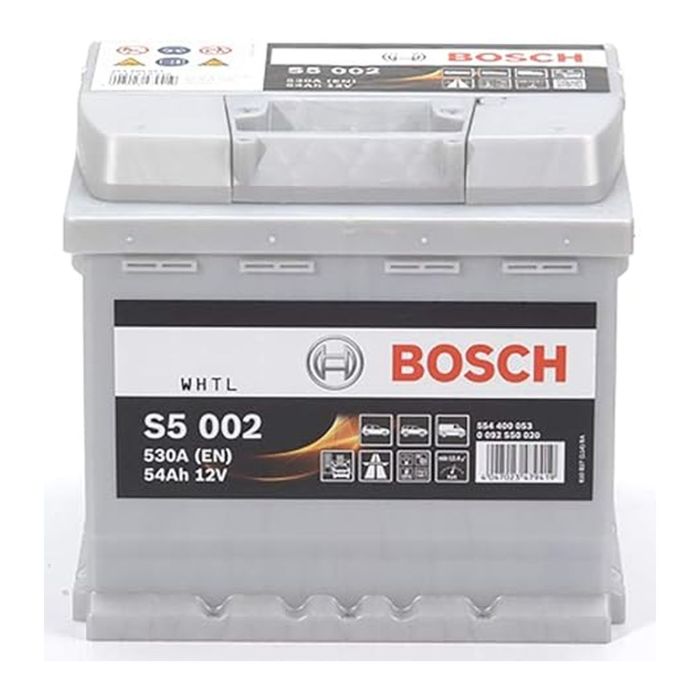 Batteria Bosch S5 002 12 V. 54 Ah. 530 A