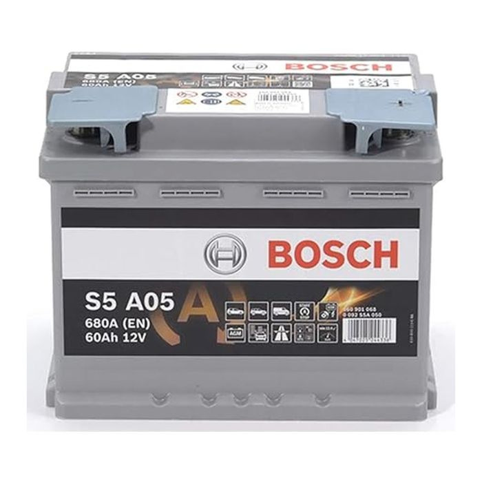 Batteria Bosch Agm S5 A05 12 V. 60 Ah. 680 A