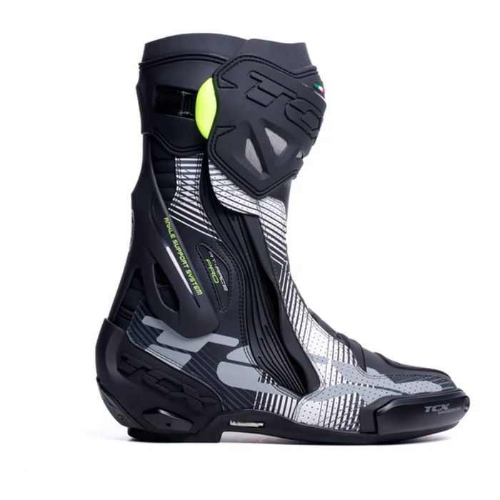 Stivali Areati Tcx Rt-race Pro Air Black/white/grey