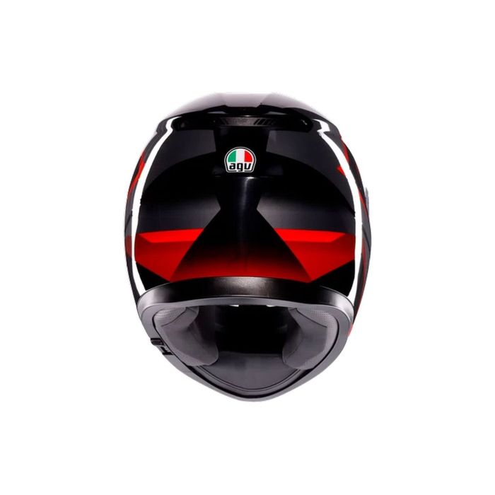 Casco Agv K3 E2206 Striga Black/grey/red