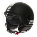Casco Momo Fgtr Classic E2206 Mono Matt Black/white