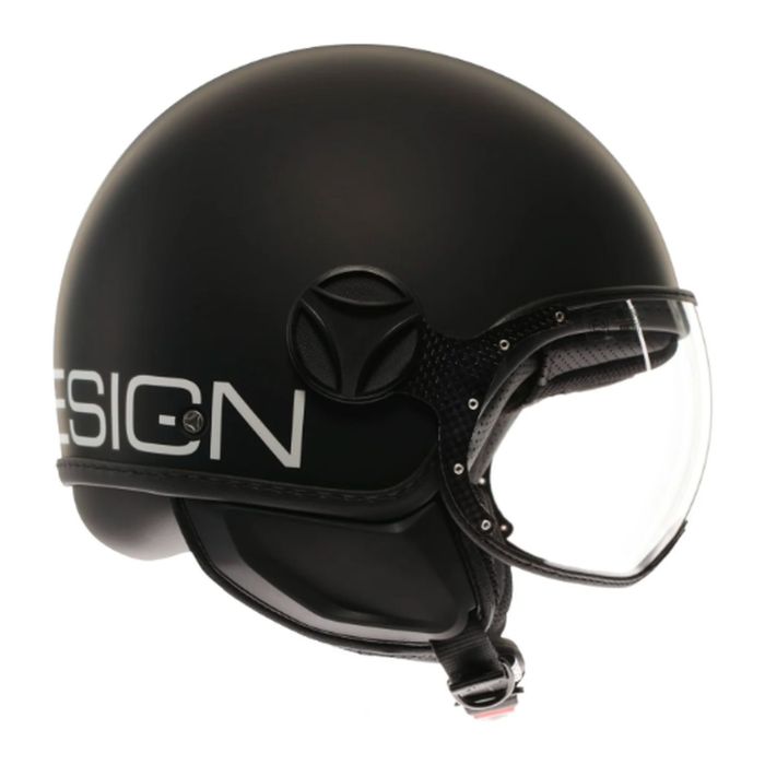 Casco Momo Fgtr Classic E2206 Mono Matt Black/white