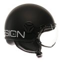Casco Momo Fgtr Classic E2206 Mono Matt Black/white