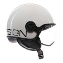 Casco Momo Fgtr Classic E2206 Mono White/black