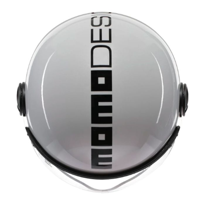 Casco Momo Fgtr Evo E2206 Mono White Quarz/black