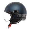 Casco Momo Fgtr Evo E2206 Mono Matt Avio/silver