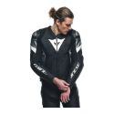 Giacca In Pelle Dainese Avro 5 Black/white/anthraci