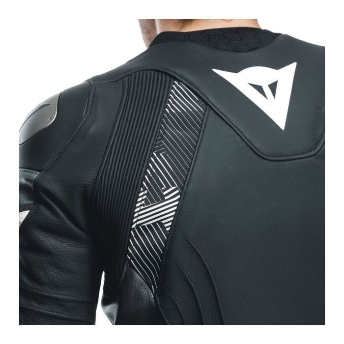 Giacca In Pelle Dainese Avro 5 Black/white/anthraci
