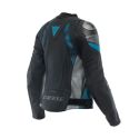 Giacca In Pelle Donna Dainese Avro 5 Wmn Black/teal/anthracit