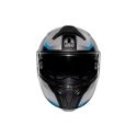 Casco Agv Tourmodular E2206 Multi Stray Matt Black/grey/blue