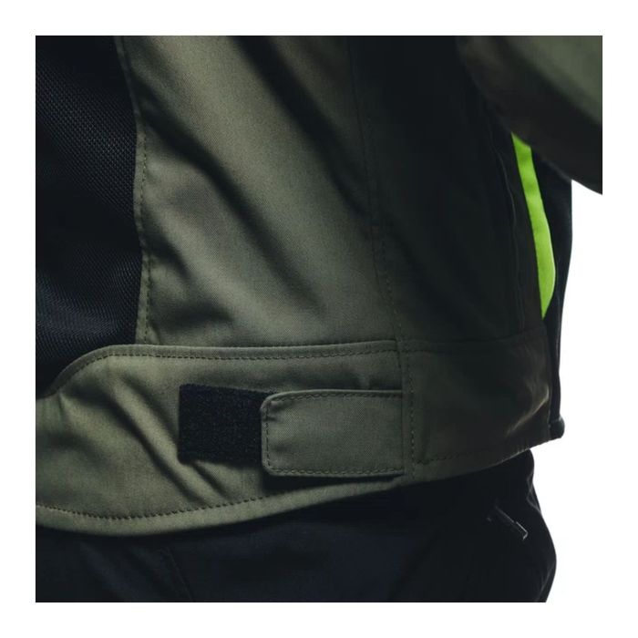 Giacca Estiva Dainese Air Frame 3 Tex Army Green/black/flu