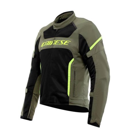 Giacca Estiva Dainese Air Frame 3 Tex Army Green/black/flu