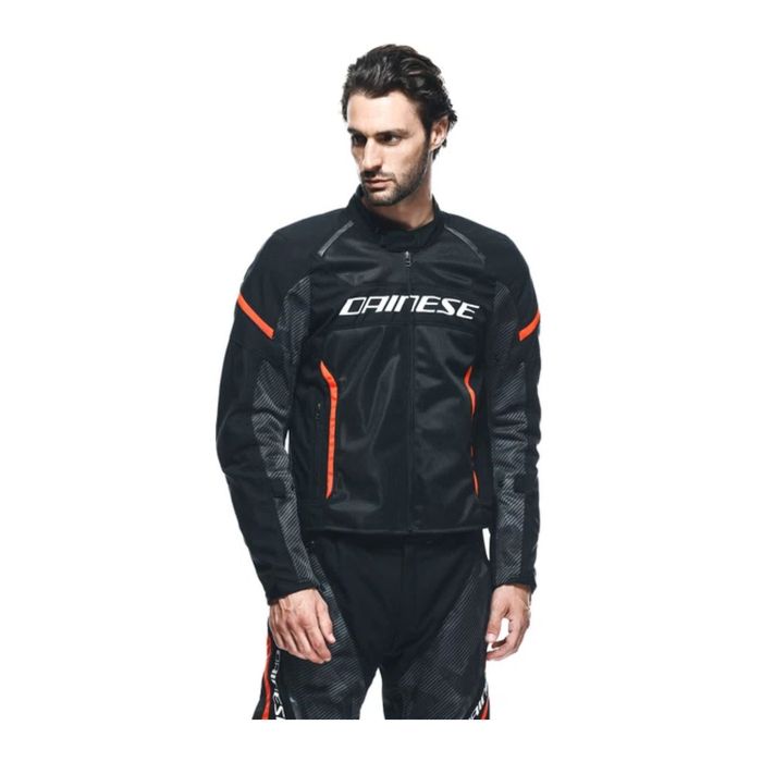 Giacca Estiva Dainese Air Frame 3 Tex Black/black/red-fluo