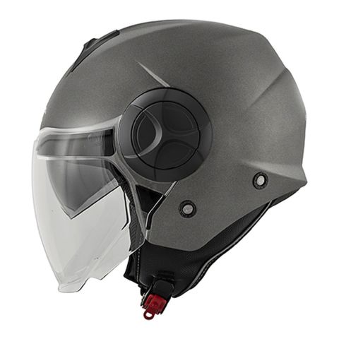Casco Jet Kappa Kv37s Evo Mono Titanio Opaco