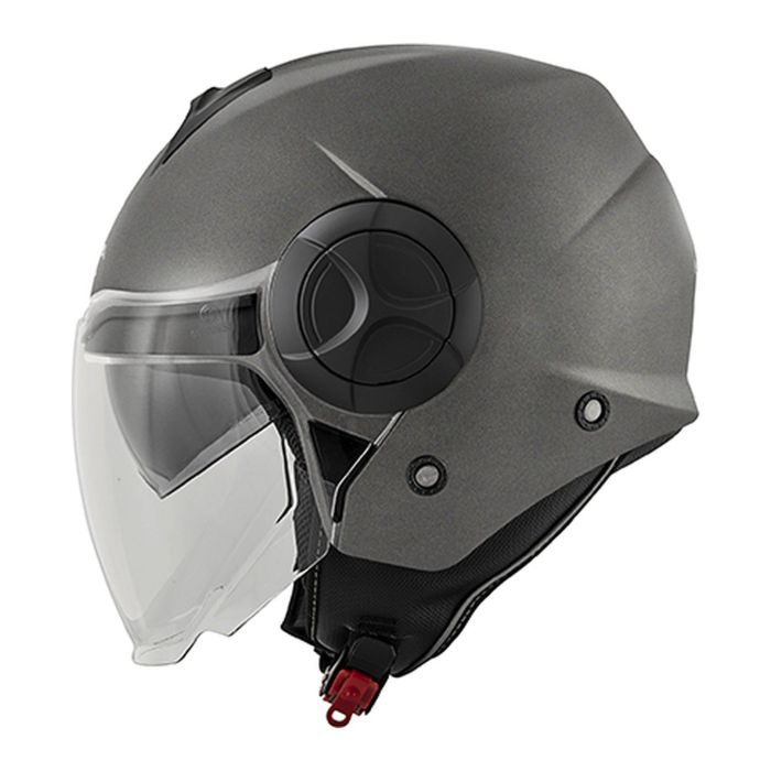 Casco Jet Kappa Kv37s Evo Mono Titanio Opaco