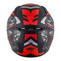 Casco Integrale Bambino Kj04 Evo Prox Nero Opaco / Rosso