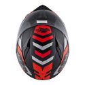 Casco Integrale Bambino Kj04 Evo Prox Nero Opaco / Rosso