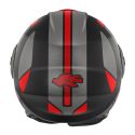 Casco Jet Kappa Kv37r Evo Style Nero / Tita /rosso