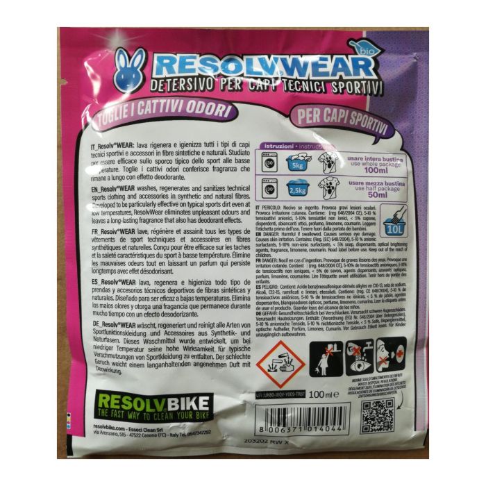 Detersivo Per Capi Sportivi Anti Odore 100 Ml