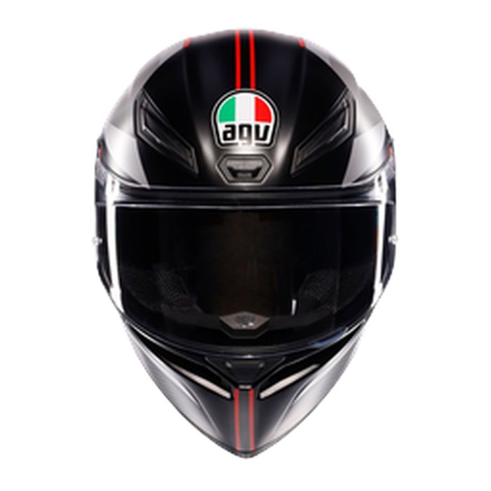Casco Agv K1 S E2206 Lap Matt Black/grey/red
