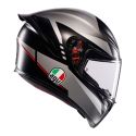 Casco Agv K1 S E2206 Lap Matt Black/grey/red