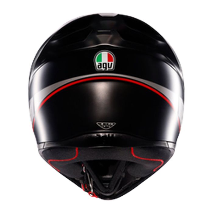 Casco Agv K1 S E2206 Lap Matt Black/grey/red