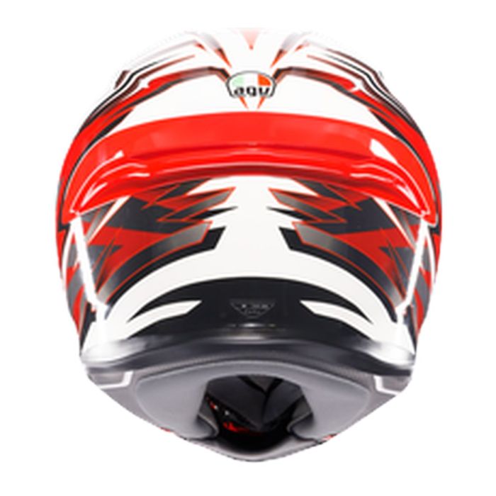 Casco Agv K6 S E2206 Reeval White/red/grey