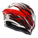 Casco Agv K6 S E2206 Reeval White/red/grey