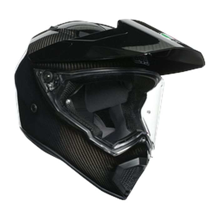 Casco Agv Ax9 E2206 Mono Glossy Carbon