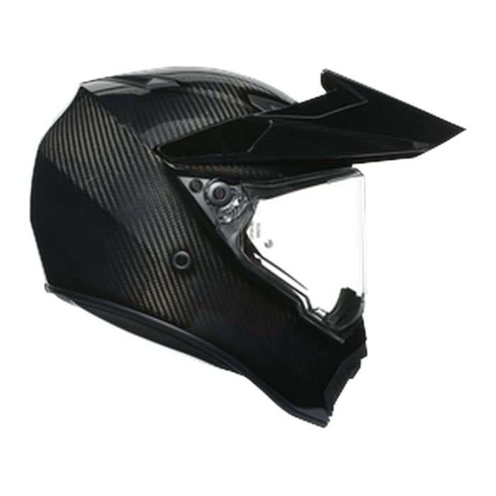 Casco Agv Ax9 E2206 Mono Glossy Carbon