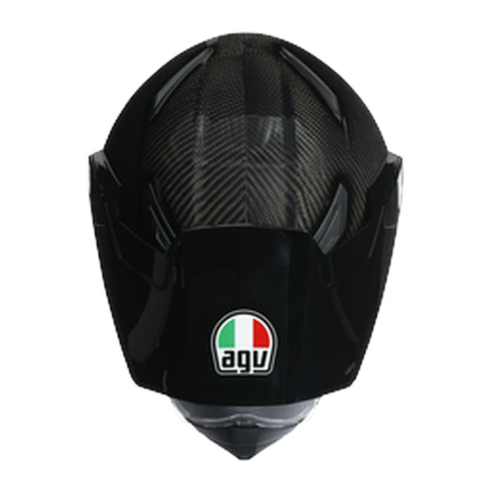 Casco Agv Ax9 E2206 Mono Glossy Carbon