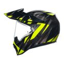 Casco Agv Ax9 E2206 Steppa Carbon/grey/yellow F