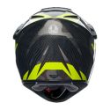 Casco Agv Ax9 E2206 Steppa Carbon/grey/yellow F